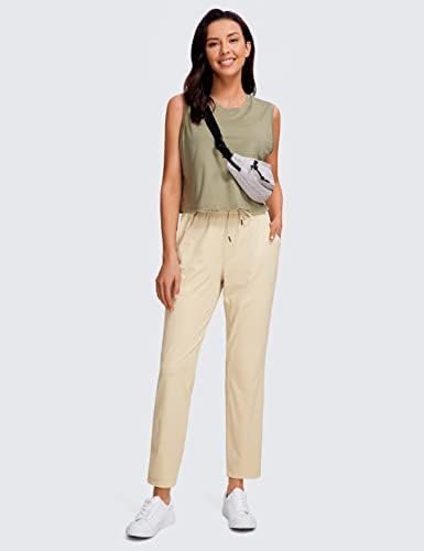 CRZ YOGA Womens 4-Way Stretch 7/8 Ankle Golf Pants Work Sweatpants Dress Yoga Tr... - Image 4