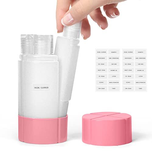 Olatay Travel Bottle, TSA approved 4-in-1 Leak-Proof Bottle, 4 * 60ml/2oz, with ... - Image 2