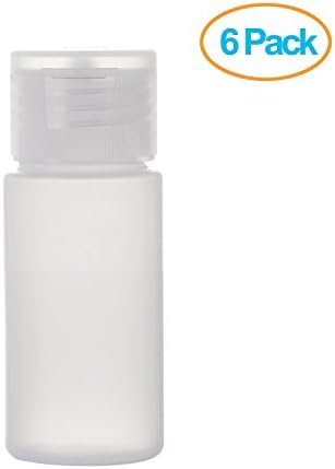 ALINK Travel Size Plastic Empty Toiletry Bottles, 30ml (1 oz) Pack of 6 Liquid C... - Image 7