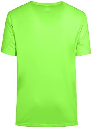 Mens Short Sleeve Outdoor Performance T-Shirt Quick Dry Crew UPF 50+ Athletic Ru... - Image 3