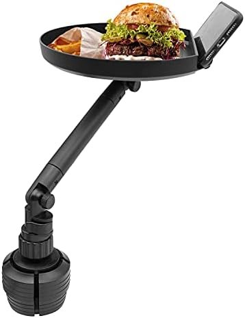 Macally Cup Holder Tray for Car - Adjustable Car Tray Table - Perfect Car Food T... - Image 2