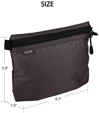 GOX Small Toiletry Bag for Men Bulk Cosmetic Bag Dopp Kit Carry On Zipper Pouch ... - Image 7