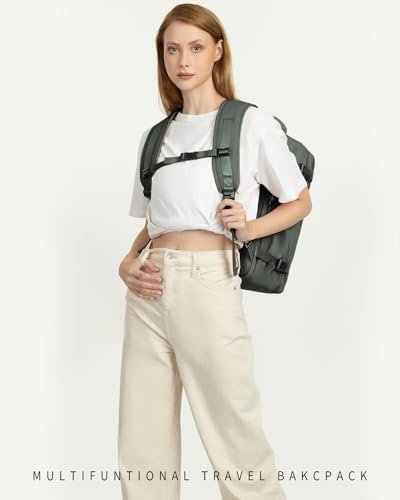 INC Travel Backpack For Women Men, 35L Carry On Backpack Flight Approved, Waterp... - Image 7