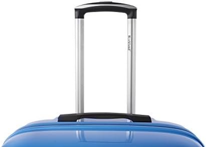 Rockland Melbourne Hardside Expandable Spinner Wheel Luggage, Two tone blue, Car... - Image 6