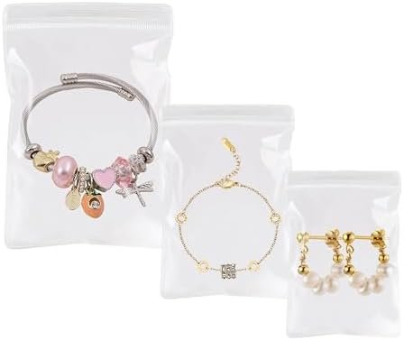 30pcs 3 Sizes Clear Jewelry Organizer Earring Ring Necklace Storage Bags Travel,... - Image 6