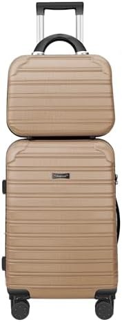 Luggage Suitcase PC+ABS with TSA Lock Expandable Hardshell Carry On Luggage with... - Image 2