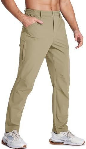 MAGCOMSEN Men's Hiking Pants Water Resistant Quick Dry Golf Pants Ripstop Lightw... - Image 2