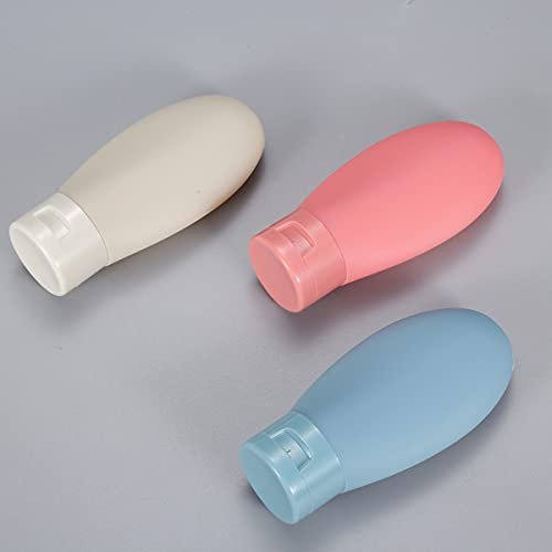 3 Pcs Travel Bottles Set,60ML Travel Bottles & Containers,Small Mini Empty Plast... - Image 7