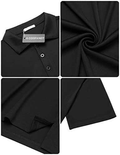 COOFANDY Men's Golf Shirt Quick Dry Short Sleeve UFP50+ Sun Protection T-Shirts ... - Image 5