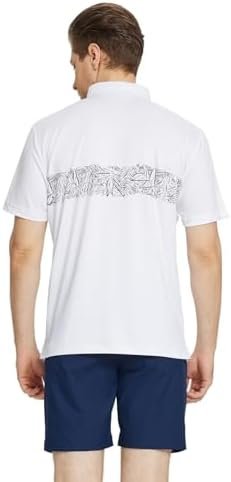 M MAELREG Golf Shirts for Men Dry Fit Moisture Wicking Performance Lightweight P... - Image 5