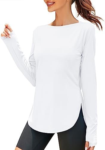 ZHENWEI Women's Long Sleeve Sun Shirt UV Protection Workout Tops Lightweight UPF... - Image 2