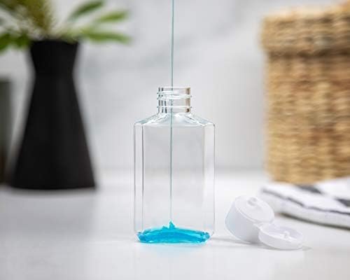 | Clear, Refillable Flip-Top Bottles | BPA/Paraben-Free, 2 fl oz (60 mL) — Set o... - Image 7