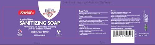 Sanitizing Soap – 8.25 oz (2-pack) Alcohol-Free, Formulated with Zetrisil. FDA R... - Image 4