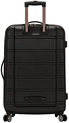 Rockland Melbourne Hardside Expandable Spinner Wheel Luggage, Black, 3 Piece (20... - Image 4
