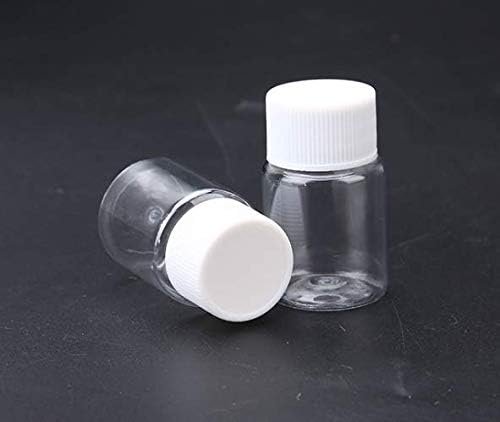 10PCS Empty Plastic Medicine Pill Bottle Container Solid Powder Medicine Chemica... - Image 4