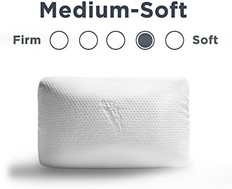 Tempur-Pedic Memory Foam Symphony Pillow Luxury Soft Feel, Standard, White - Image 3