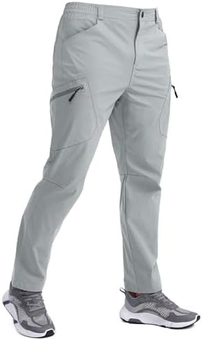 Pudolla Men's Hiking Cargo Pants Water Resistant Lightweight Quick Dry Breathabl... - Image 2