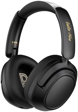 ANC Active Noise Cancelling Headphones Bluetooth 5.3, 80H Play Time, Stereo Head... - Image 2