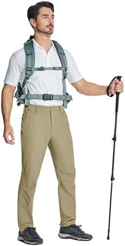 MAGCOMSEN Men's Hiking Pants Water Resistant Quick Dry Golf Pants Ripstop Lightw... - Image 7