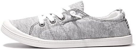 Women's Slip On Canvas Sneaker Low Top Casual Walking Shoes Classic Comfort Flat... - Image 3