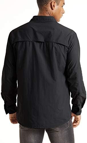 TACVASEN Men's Tactical Shirts Quick Dry UV Protection Breathable Long Sleeve Hi... - Image 4