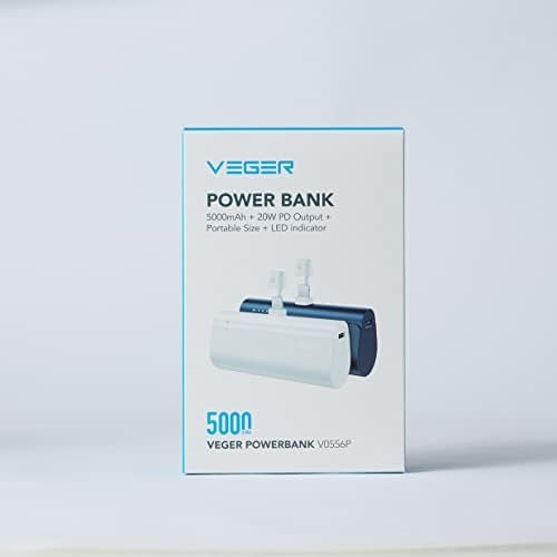VEGER 2 Pack Portable Chargers for iPhone, 5000mAh Mini Fast Charging Power Bank... - Image 11