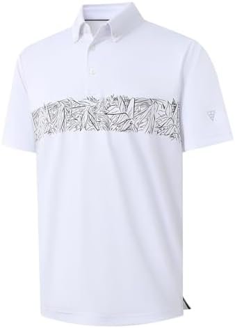 M MAELREG Golf Shirts for Men Dry Fit Moisture Wicking Performance Lightweight P... - Image 2
