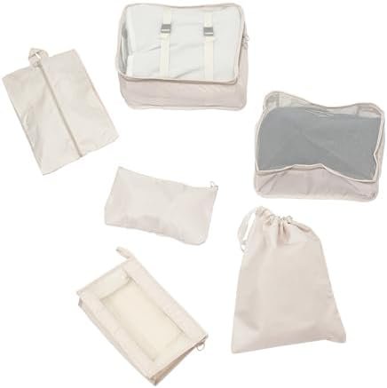 8 Pcs Packing Cubes for Travel, Road Trip Essential Compression Luggage Organize... - Image 5