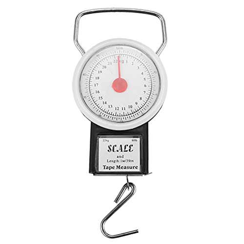 Portable Luggage Travel Scale Hanging Suitcase Hook 22kg 50lb Measuring Tape - Image 2