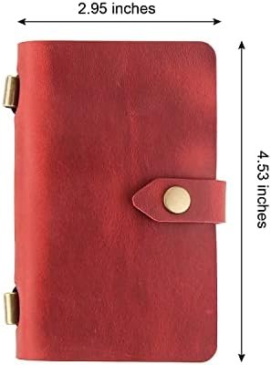 Leather Small Travel Journal Notebook, Vintage Daily Journal notebook Lined Pape... - Image 6