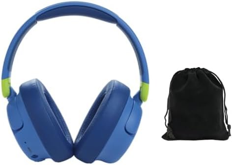 JBL JR 460NC Kids Wireless Over-Ear Noise Cancelling Headphones - Blue, Safe Vol... - Image 4