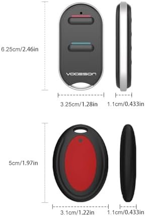VODESON Key Finder Locator,Wireless Key Tracker,Remote Finder Tracking Device,Ea... - Image 6