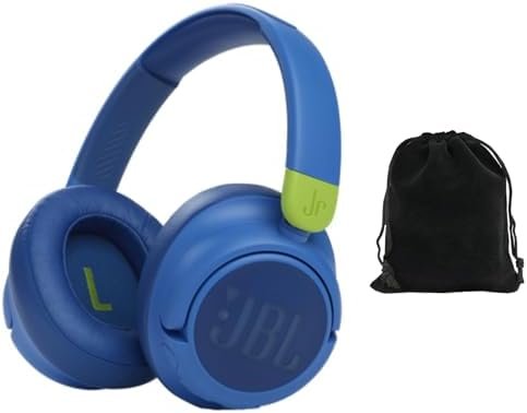 JBL JR 460NC Kids Wireless Over-Ear Noise Cancelling Headphones - Blue, Safe Vol... - Image 2