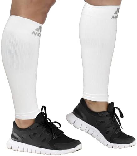 Mojo Compression Socks Footless for Women and Men 20-30mmHg - Extra Wide Plus Si... - Image 8