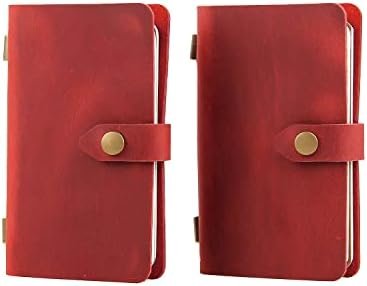 Leather Small Travel Journal Notebook, Vintage Daily Journal notebook Lined Pape... - Image 2