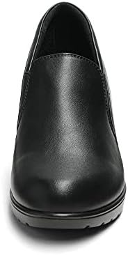 DREAM PAIRS Women's Low Chunky Block Heels Pumps Comfortable Slip-on Heeled Loaf... - Image 4