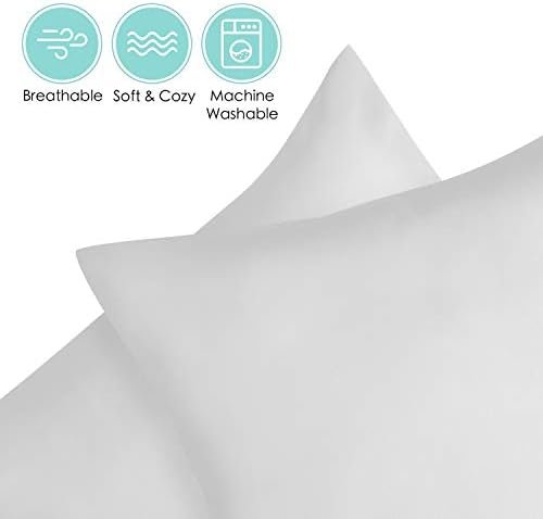 TILLYOU Toddler Pillowcase 2 Pack with Envelope Closure,13" x 18" Silky Soft Mic... - Image 9