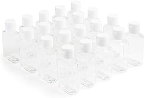 | Clear, Refillable Flip-Top Bottles | BPA/Paraben-Free, 2 fl oz (60 mL) — Set o... - Image 2