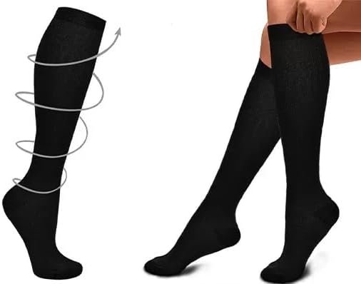 Compression Socks Men Women 20-30 mmHg Knee High Medical Athletic Compression St... - Image 4