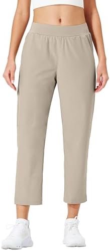 Ksmien Women's Golf Pants Lightweight High Waisted 7/8 Ankle Pant with 4 Pockets... - Image 4