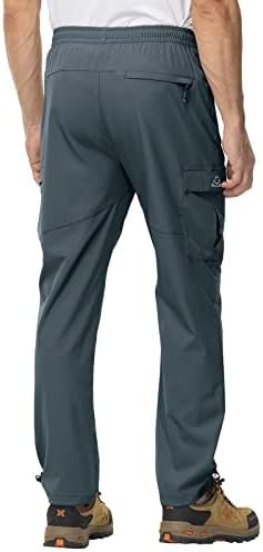 TBMPOY Men's Lightweight Hiking Travel Pants Cargo Pockets Quick Dry Stretch Wat... - Image 5