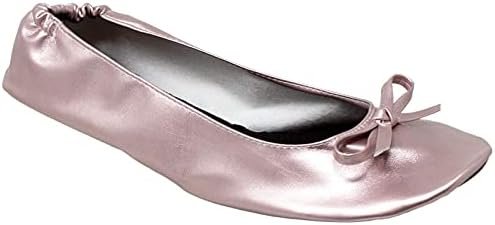 Women's Foldable Portable Ballet Flat Roll Up Slipper Shoes with Travel Pouch - ... - Image 5