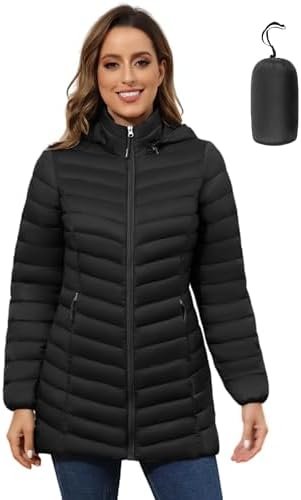 ROYAL MATRIX Women's Packable Puffer Jacket - Lightweight Winter Warm Long Quilt... - Image 2