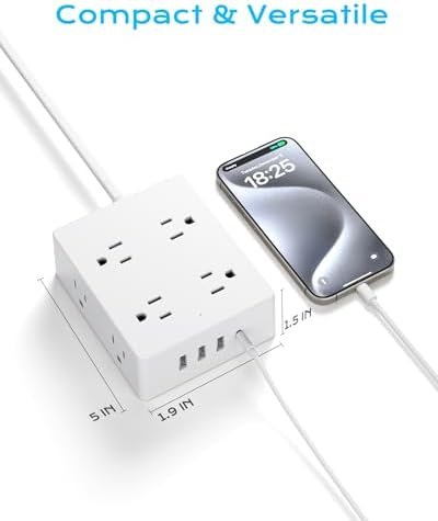 European Travel Plug Adapter, Olcorife US to Europe Type E/F Plug Adapter, Inter... - Image 7