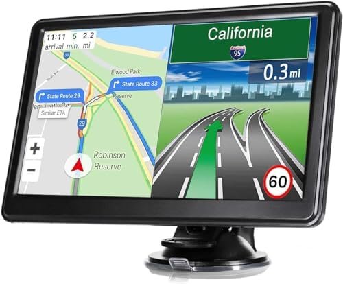 2024 Newest Car GPS Navigator 7-inch Touch Screen Real Voice prompts Turn Direct... - Image 2