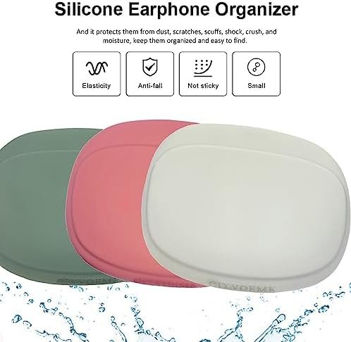 Silicone Headphone Organizer-Data Cable Storage Case-Mini Key Box-Portable Wired... - Image 4