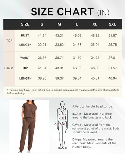 BTFBM Women's Two Piece Tracksuit Short Sleeve Tops Long Pants With Drawstring O... - Image 7