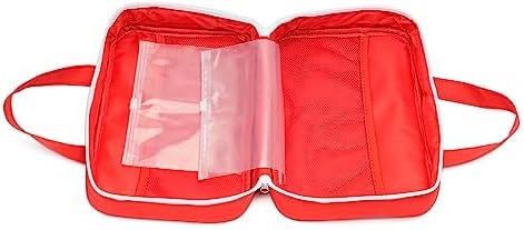 Compact Empty First Aid Kit Bag Emergency Trauma Medical Pouch Travel Medicine O... - Image 3