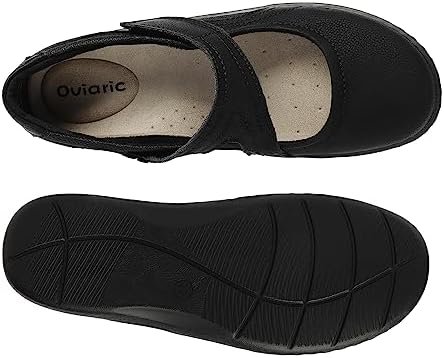 Women's Classic Comfort Mary Jane Flats Fashion Casual Dress Shoes Cute Closed T... - Image 10