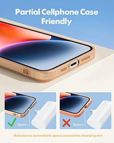 VEGER 2 Pack Portable Chargers for iPhone, 5000mAh Mini Fast Charging Power Bank... - Image 9